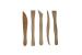 SERIE STECCHE IN LEGNO  15CM  5PZ