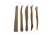 SERIE STECCHE LEGNO 15 CM.5PZ.