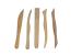 SERIE STECCHE LEGNO 20CM.5PZ.